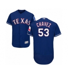 Men's Texas Rangers #53 Jesse Chavez Royal Blue Alternate Flex Base Authentic Collection Baseball Player Jersey