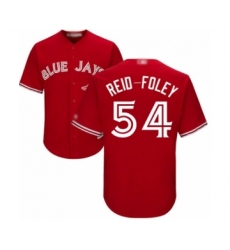 Youth Toronto Blue Jays #54 Sean Reid-Foley Authentic Scarlet Alternate Baseball Player Jersey