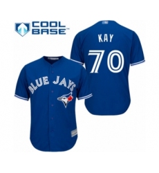 Youth Toronto Blue Jays #70 Anthony Kay Authentic Blue Alternate Baseball Player Jersey