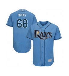 Men's Tampa Bay Rays #68 Jalen Beeks Columbia Alternate Flex Base Authentic Collection Baseball Player Jersey