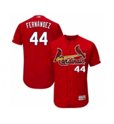 Men's St. Louis Cardinals #44 Junior Fernandez Red Alternate Flex Base Authentic Collection Baseball Player Jersey