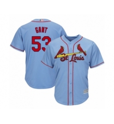 Youth St. Louis Cardinals #53 John Gant Authentic Light Blue Alternate Cool Base Baseball Player Jersey