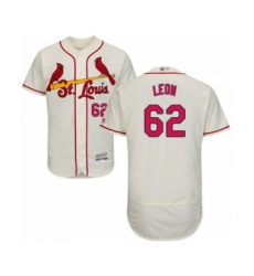 Men's St. Louis Cardinals #62 Daniel Ponce de Leon Cream Alternate Flex Base Authentic Collection Baseball Player Jersey