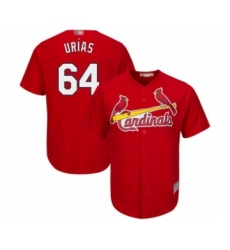 Youth St. Louis Cardinals #64 Ramon Urias Authentic Red Alternate Cool Base Baseball Player Jersey
