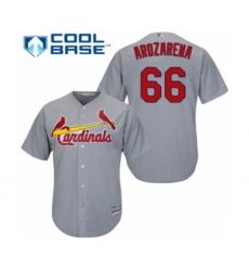 Youth St. Louis Cardinals #66 Randy Arozarena Authentic Grey Road Cool Base Baseball Player Jersey