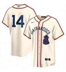 Men's San Francisco Giants #14 Patrick Bailey Cream 2024 Rickwood Classic Stitched Baseball Jersey