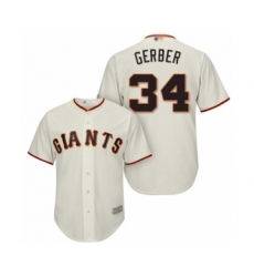 Youth San Francisco Giants #34 Mike Gerber Authentic Cream Home Cool Base Baseball Player Jersey