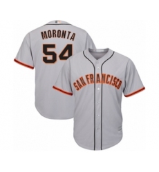 Youth San Francisco Giants #54 Reyes Moronta Authentic Grey Road Cool Base Baseball Player Jersey