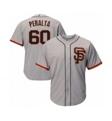 Youth San Francisco Giants #60 Wandy Peralta Authentic Grey Road 2 Cool Base Baseball Player Jersey