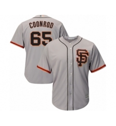 Men's San Francisco Giants #65 Sam Coonrod Grey Alternate Flex Base Authentic Collection Baseball Player Jersey