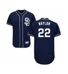Men's San Diego Padres #22 Josh Naylor Navy Blue Alternate Flex Base Authentic Collection Baseball Player Jersey