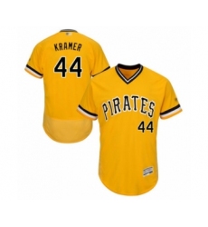 Men's Pittsburgh Pirates #44 Kevin Kramer Gold Alternate Flex Base Authentic Collection Baseball Player Jersey