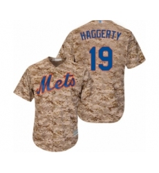 Women's New York Mets #19 Sam Haggerty Authentic Camo Alternate Cool Base Baseball Player Jersey