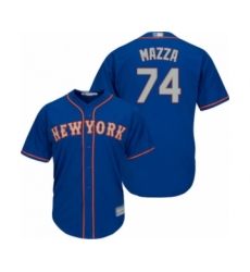 Youth New York Mets #74 Chris Mazza Authentic Royal Blue Alternate Road Cool Base Baseball Player Jersey