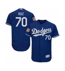 Men's Los Angeles Dodgers #70 Keibert Ruiz Royal Blue Flexbase Authentic Collection Baseball Player Jersey