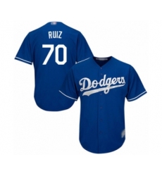 Youth Los Angeles Dodgers #70 Keibert Ruiz Authentic Royal Blue Alternate Cool Base Baseball Player Jersey