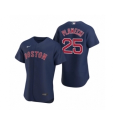 Men's Boston Red Sox #25 Kevin Plawecki Nike Navy Authentic 2020 Alternate Jersey