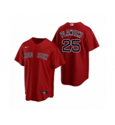 Women's Boston Red Sox #25 Kevin Plawecki Nike Red Replica Alternate Jersey