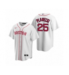 Women's Boston Red Sox #25 Kevin Plawecki Nike White Replica Alternate Jersey