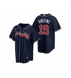 Youth Atlanta Braves #19 Shane Greene Nike Navy 2020 Replica Alternate Jersey