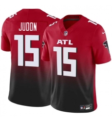 Men's Atlanta Falcons #15 Matthew Judon Red Black 2024 F.U.S.E Vapor Untouchable Limited Football Stitched Jersey