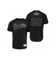 Men's Baltimore Orioles #60 Mychal Givens Tony Black 2019 Players Weekend Authentic Jersey