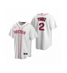 Men's Boston Red Sox #2 Nick Yorke White 2020 MLB Draft Replica Alternate Jersey