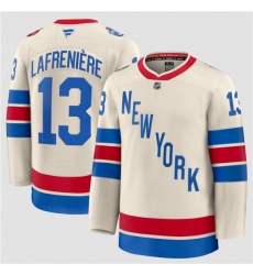 Men's New York Rangers #13 Alexis Lafreniere Cream 2026 Winter Classic Stitched Hockey Jersey