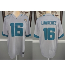 Men's Jacksonville Jaguars #16 Trevor Lawrence White Football Stitched Jersey