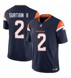 Youth Nike Denver Broncos #2 Patrick Surtain II Stitched Blue Limited Jersey