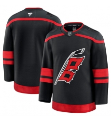 Men's Carolina Hurricanes Blank Black 2024-25 Home Stitched Hockey Jersey