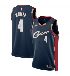 Men's Cleveland Cavaliers #4 Evan Mobley Navy 2025 Classic Edition Stitched Jersey