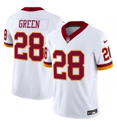 Men's Washington Commanders #28 Darrell Green White 2025 F.U.S.E. Throwback Vapor Limited Football Stitched Jersey
