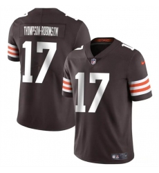 Men's Cleveland Browns #17 Dorian Thompson-Robinson Brown Vapor Untouchable Limited Football Stitched Jersey
