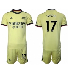 Men 2021-2022 Club Arsenal away yellow 17 Soccer Jersey