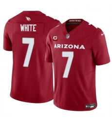 Men's Arizona Cardinals #7 Kyzir White Red 2024 F.U.S.E. With 2-Star C Vapor Untouchable Limited Football Stitched Jersey