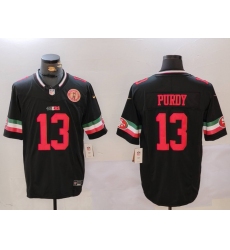 Men's San Francisco 49ers #13 Brock Purdy Black F.U.S.E. Mexico With Gate Bridge Vapor Limited Stitched Football Jersey