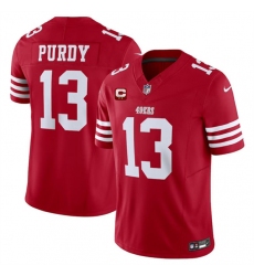 Men's San Francisco 49ers #13 Brock Purdy Red 2024 F.U.S.E. With 2-Star C Vapor Untouchable Limited Football Stitched Jersey