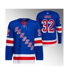 Men's New York Rangers #32 Jonathan Quick Royal Stitched Jersey