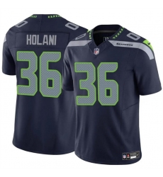 Men's Seattle Seahawks #36 George Holani Navy F.U.S.E Vapor Limited Football Stitched Jersey