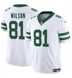 Men's New York Jets #81 Pokey Wilson White 2025 F.U.S.E. Vapor Untouchable Limited Football Stitched Jersey