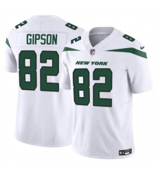 Men's New York Jets #82 Xavier Gipson 2023 F.U.S.E. White Vapor Untouchable Limited Football Stitched Jersey