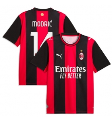 Men's AC Milan Custom Black Red 2026-27 Home Soccer Jersey