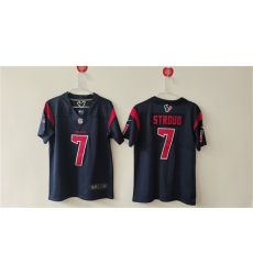 Women's Houston Texans #7 C.J. Stroud Navy Vapor Untouchable Limited Stitched Jersey (Run Small)