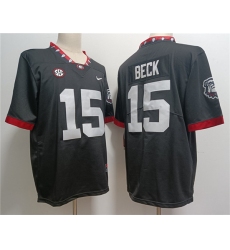 Gonzaga Bulldogs #15 Carson Beck Black Stitched Jersey