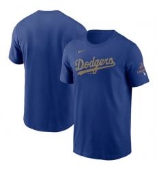 Mens Los Angeles Dodgers Royal 2025 Gold Collection T-Shirt