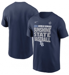 Men's Tampa Bay Rays Navy 2026 World Series T-Shirt