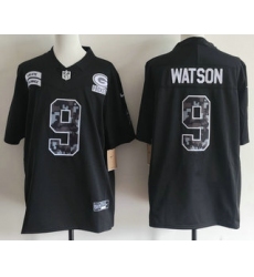 Men's Green Bay Packers #9 Christian Watson Limited Black FUSE 2026 Salute To Service Jersey