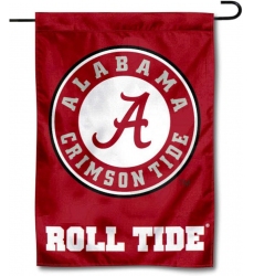 Alabama Crimson Tide Circle Logo Garden Flag