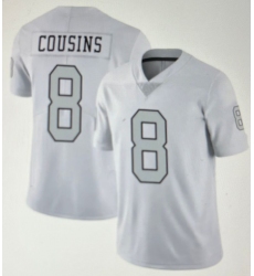 Men's Las Vegas Raiders #8 Kirk Cousins White 2026 F U S E Vapor Untouchable Limited Jersey